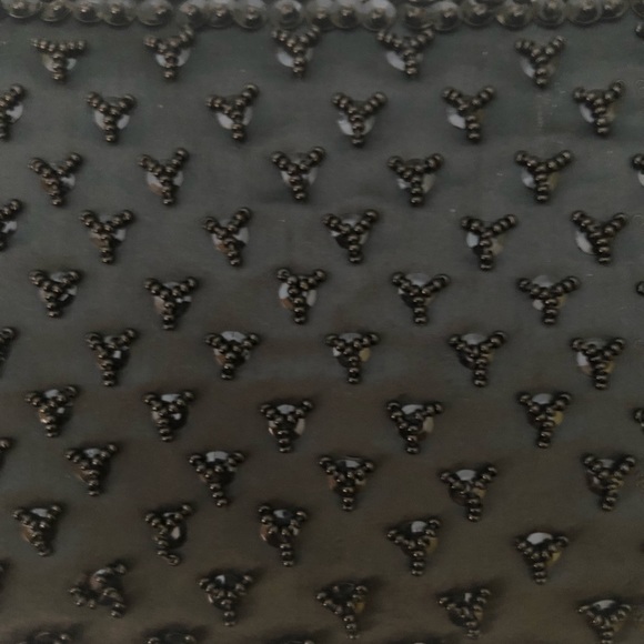 Women’s black beaded evening bag - Picture 4 of 4